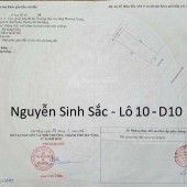 Bán đất 168m2 đường Nguyễn Sinh Sắc, sát bên UBND Quận